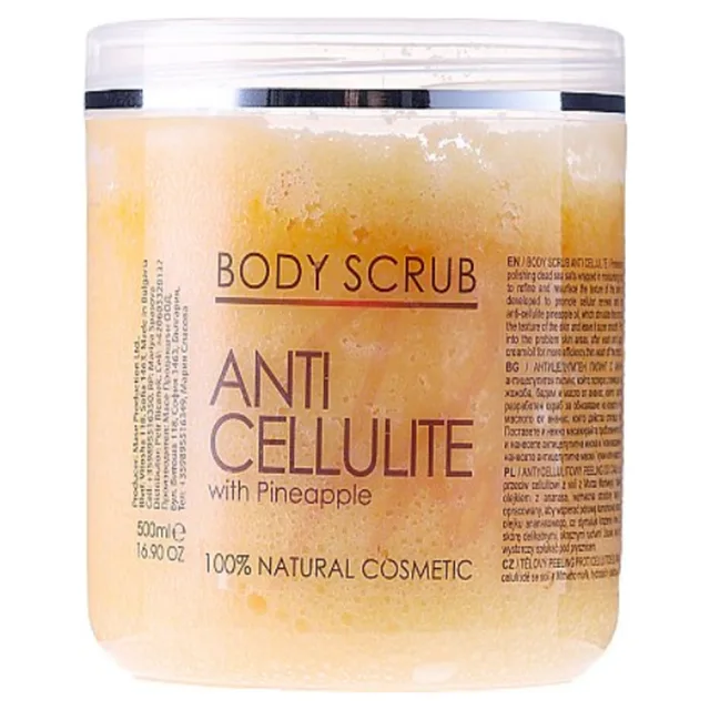SEZMAR Professional Přírodní anticelulitidní peeling s ananasem 500 ml