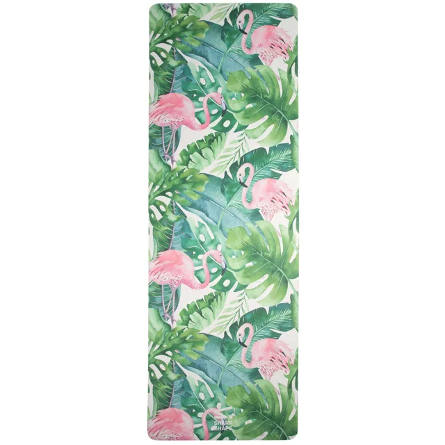 SharpShape Podložka na jógu ECO MAT FLAMINGO