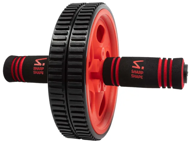 SharpShape Posilovací kolečko AB WHEEL červený