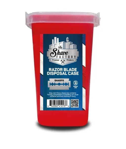 Shaving Factory kontejner na použité žiletky