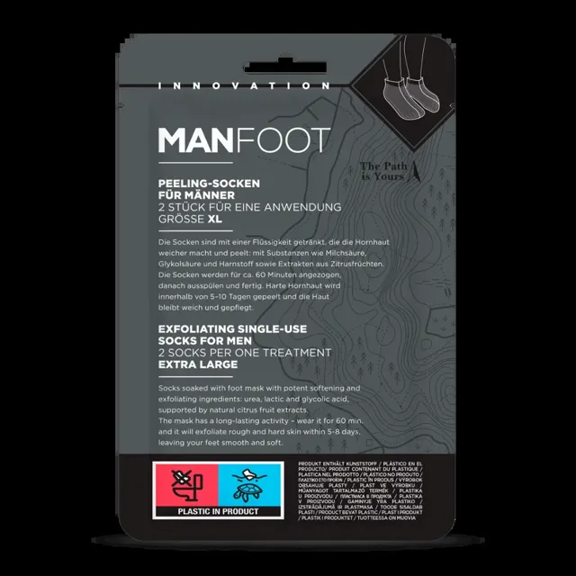 She Laboratories Exfoliační maska na nohy pro muže ManFoot