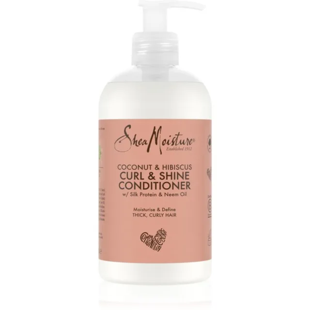 Shea Moisture Coconut & Hibiscus kondicionér pro kudrnaté vlasy 384 ml