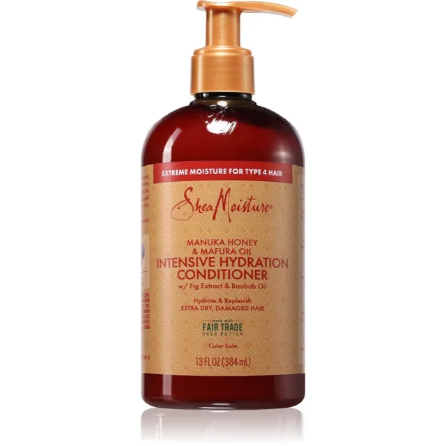 Shea Moisture Manuka Honey & Mafura Oil hydratační kondicionér pro suché a poškozené vlasy 384 ml
