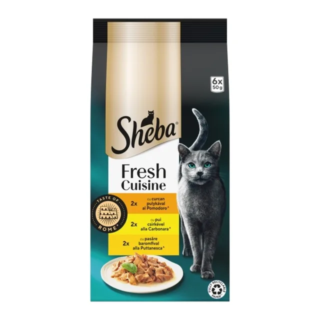Sheba Fresh Cuisine taste of Rome kapsička 6x50 g
