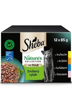 Sheba kapsa nature mix výběr 12x85g