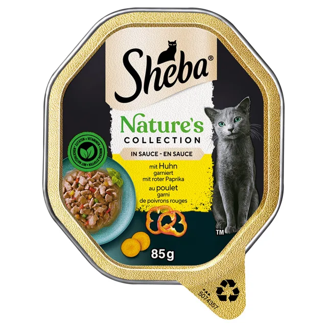 Sheba Nature's Collection v omáčce 44 x 85 g - s krocaním
