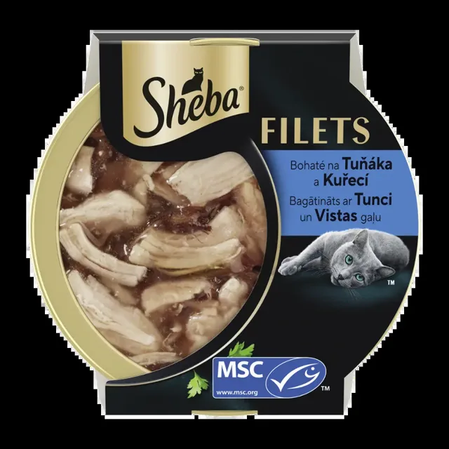 Sheba Vanička Sheba Filets s kuřecím a tuňákem 60 g