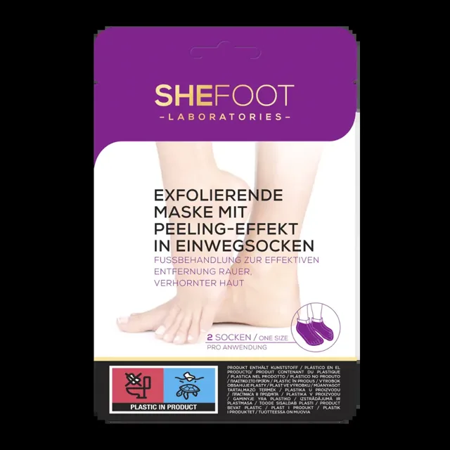 SHEFOOT Exfoliační maska na nohy
