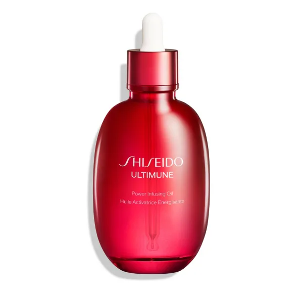 Shiseido ULTIMUNE INFUSING OIL lehký pleťový olej pro hydrataci a rozjasnění pleti 75 ml