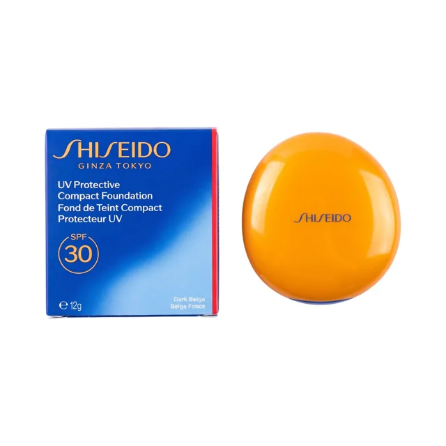 Shiseido UV ochranný kompaktní make-up SPF30, tmavě béžový, 12 g - s krabičkou, ale bez houbičky