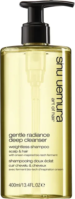 Shu Uemura jemný rozjasňující hloubkově čisticí šampon 400ml (poškozený aplikátor)