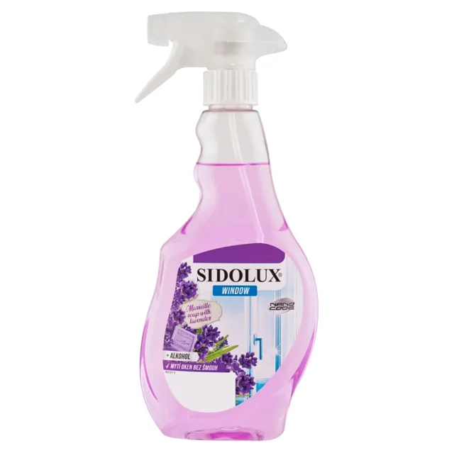 SIDOLUX Window Marseille Soap with Lavender prostředek na mytí skel 500 ml