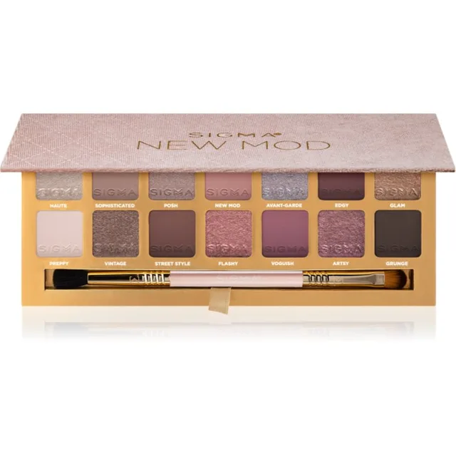 Sigma Beauty New Mod Eyeshadow Palette paleta očních stínů s aplikátorem 208.2 g