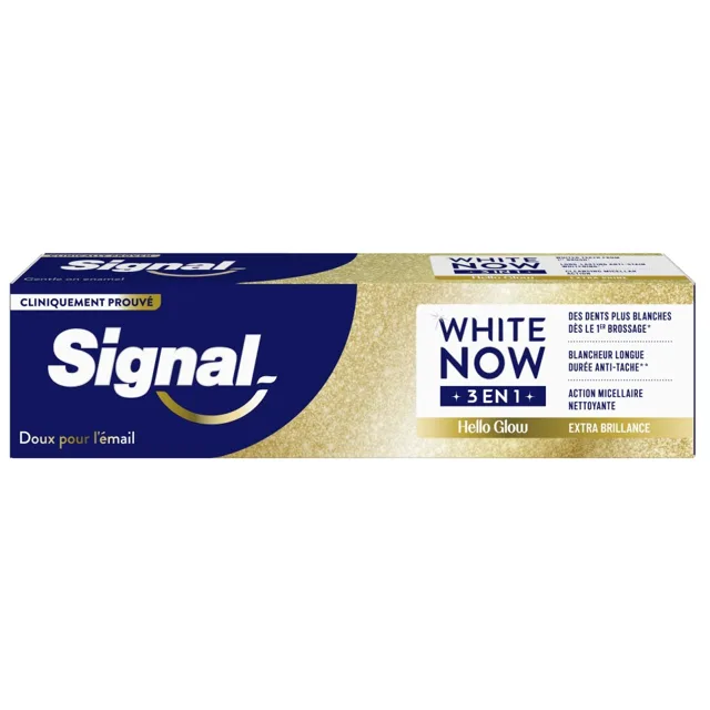 Signal Bělicí zubní pasta White now 3in1 Hello Glow 75 ml