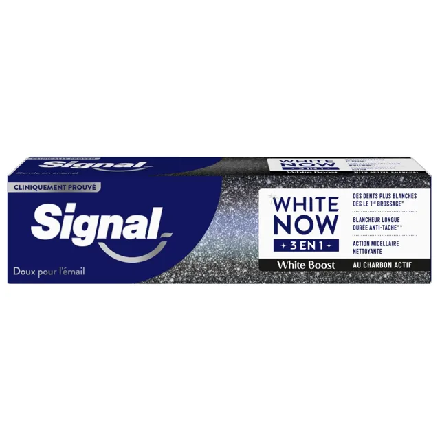 Signal Bělicí zubní pasta White Now 3in1 White Boost 75 ml