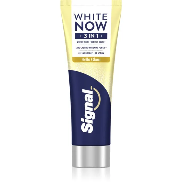 Signal White Now 3-in-1 Hello Glow zubní pasta 75 ml