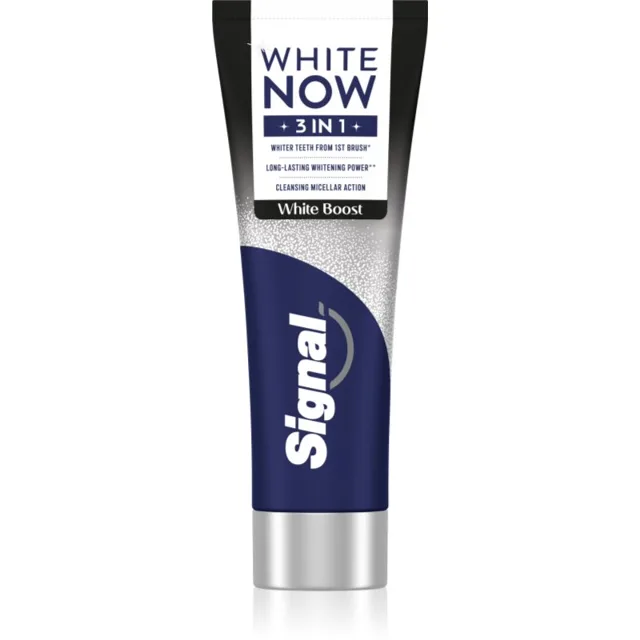 Signal White Now 3-in-1 White Boost zubní pasta 75 ml