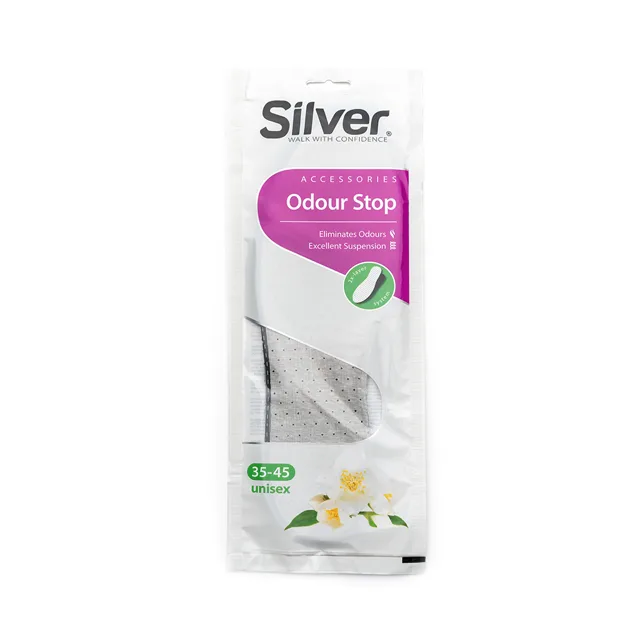 SILVER odstřihávací vložka do bot ODOUR STOP 35-45, 1 pár