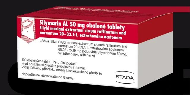 Silymarin AL 50 50 mg.tbl.obd.100