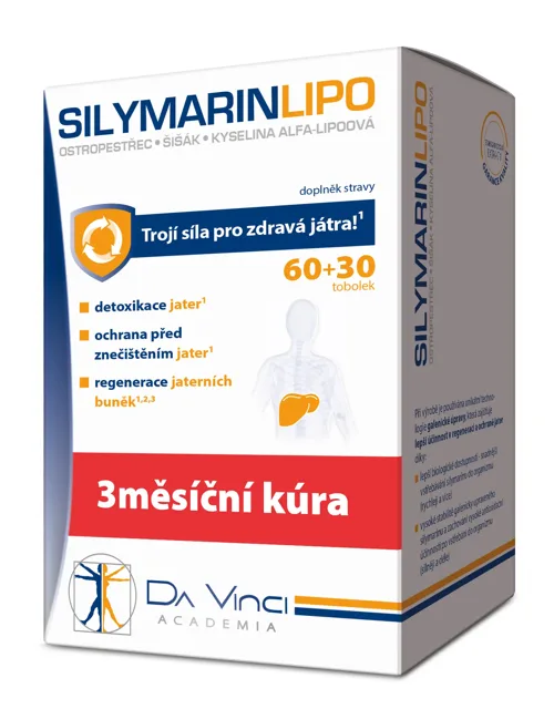 SILYMARIN LIPO Da Vinci Academia 60+30 tobolek