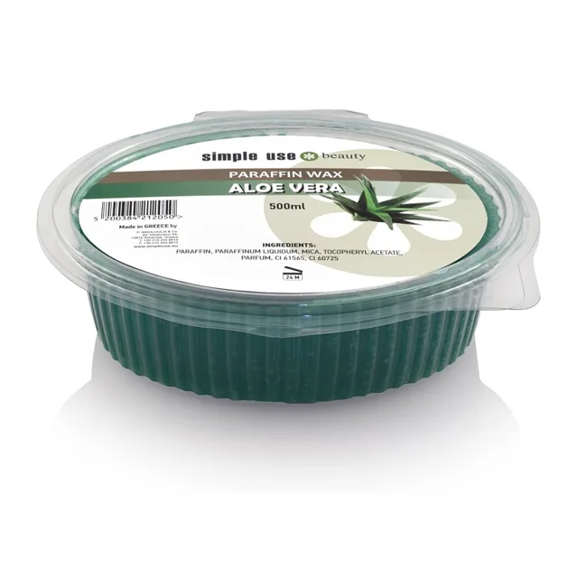 SIMPLE USE BEAUTY Parafínový zábal Aloe Vera 500 g