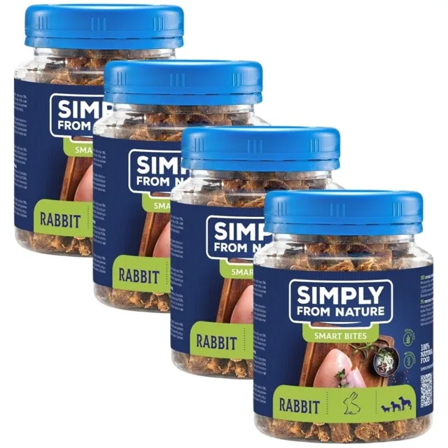 SIMPLY FROM NATUR Tréninkové pamlsky s králičím masem  4x130 g