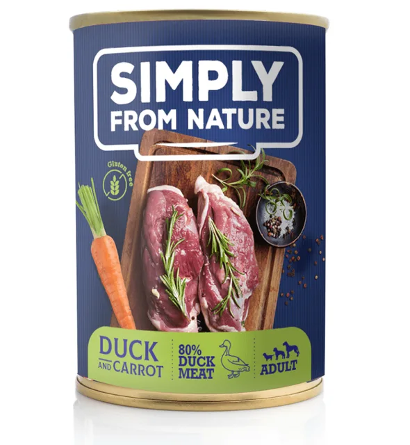SIMPLY FROM NATURE Kachní maso s mrkví 400 g
