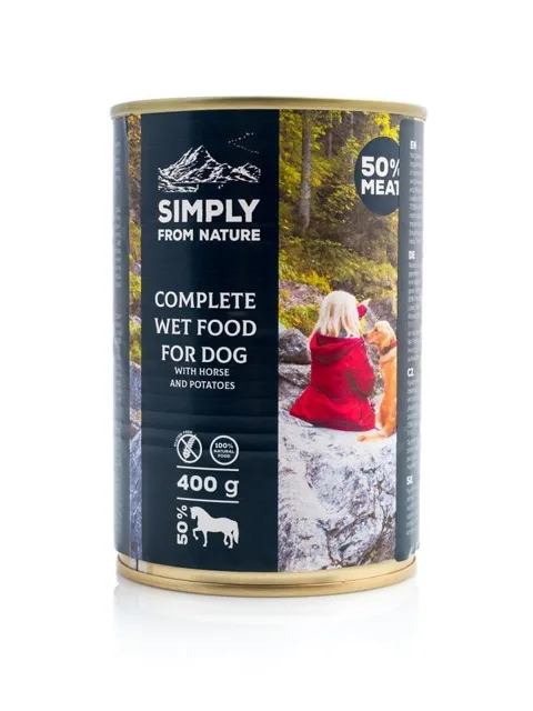 SIMPLY FROM NATURE Koňské maso a brambory 6 x 400 g