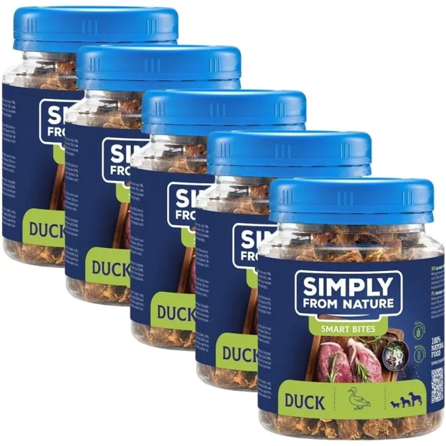 SIMPLY FROM NATURE pamlsky pro psy s kachnou  5x130 g