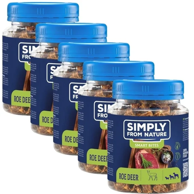 SIMPLY FROM NATURE pamlsky pro psy srnčí 5x130 g