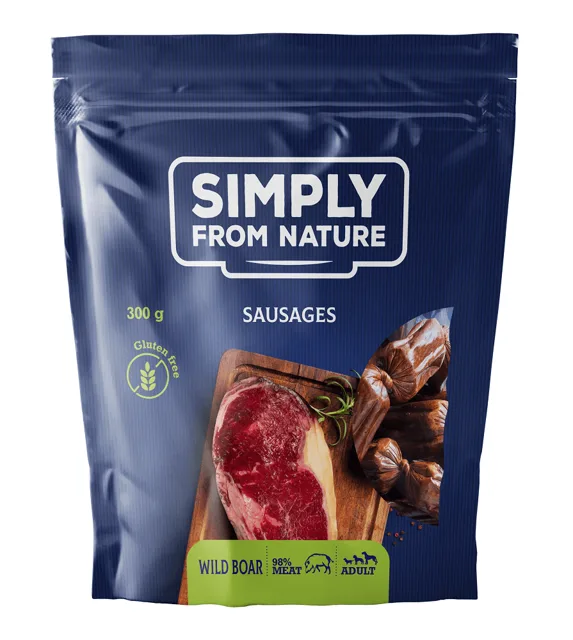 SIMPLY FROM NATURE Přírodní klobásky z divočáka 300 g