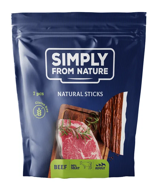 SIMPLY FROM NATURE Přírodní tyčinky s hovězím masem 7 ks