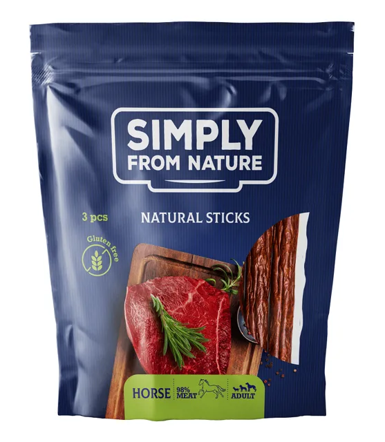 SIMPLY FROM NATURE Přírodní tyčinky s koňským masem 3 ks