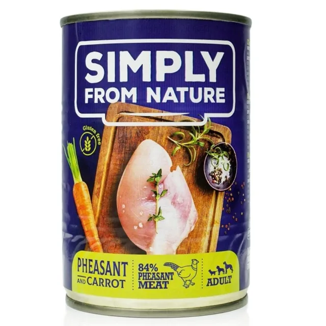 SIMPLY FROM NATURE s bažantem a mrkví 400 g