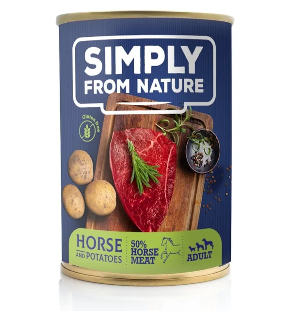 SIMPLY FROM NATURE s koňským masem a bramborami 400 g