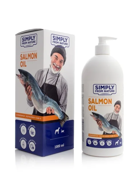 SIMPLY FROM NATURE Salmon oil Lososový olej 1000 ml