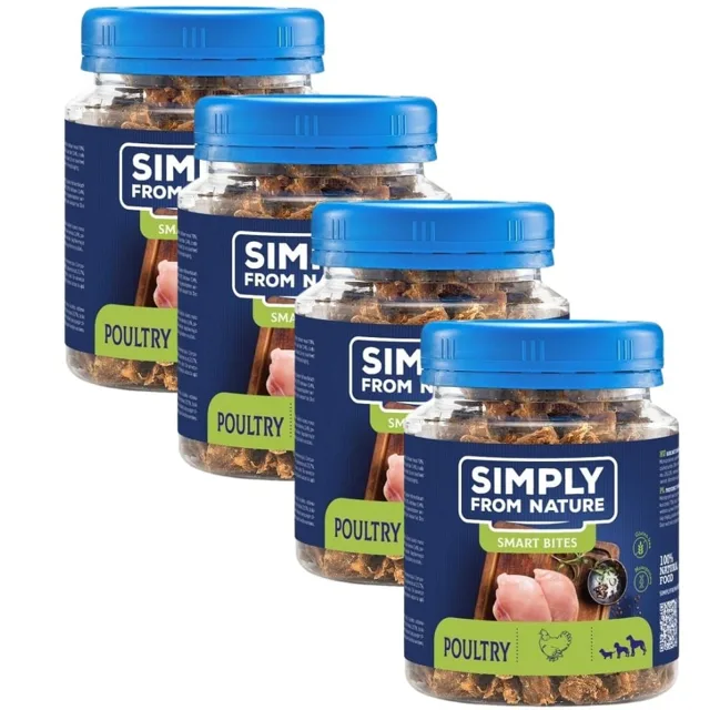 SIMPLY FROM NATURE Smart Bites drůbeží 4x130 g