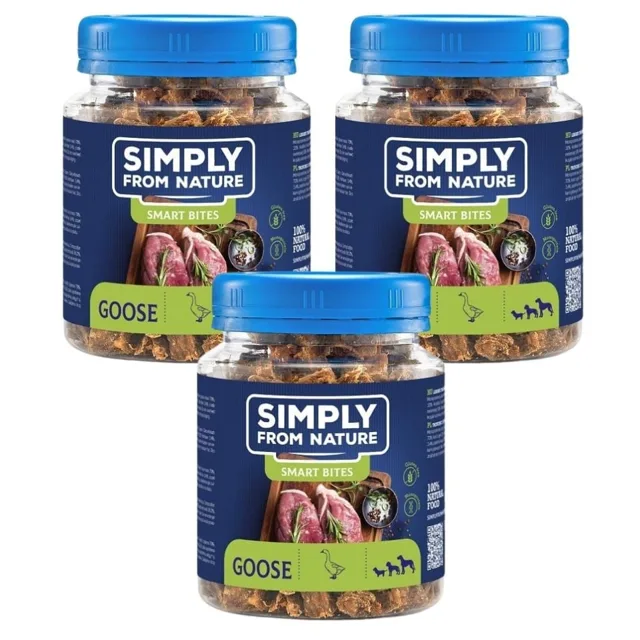 SIMPLY FROM NATURE Smart Bites husa  3x130 g