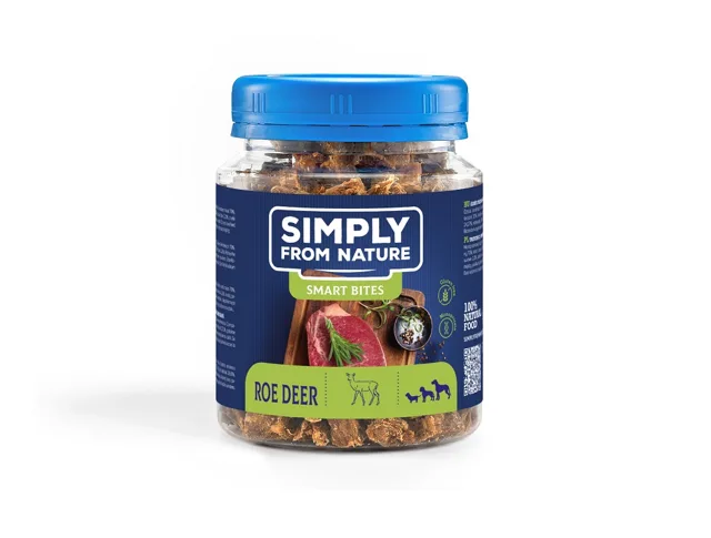 SIMPLY FROM NATURE Smart Bites Srnčí tréninkové pamlsky 130 g