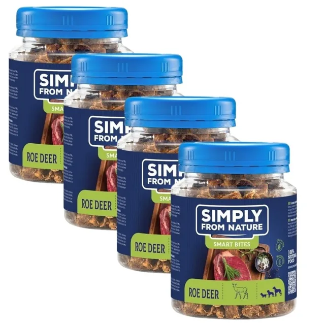 SIMPLY FROM NATURE Srnčí tréninkové pamlsky  4x130 g