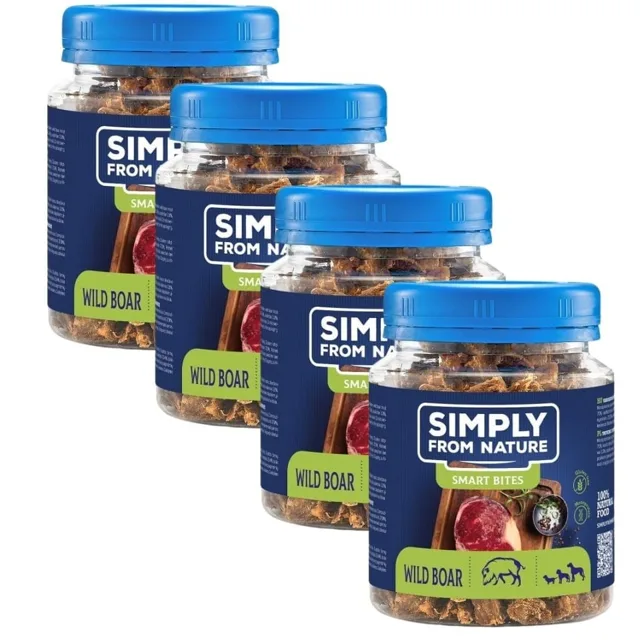 SIMPLY FROM NATURE Tréninkové pamlsky z divočáka  4x130 g