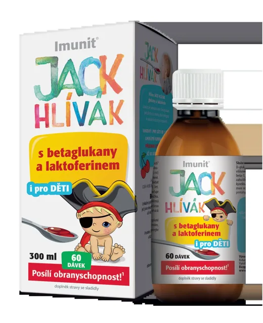 Simply You Hlíva Jack Hlívák glukany a laktoferin sirup 300 ml