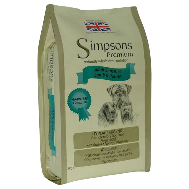 Simpsons Premium Adult Sensitive jehněčí & brambory - 2 kg