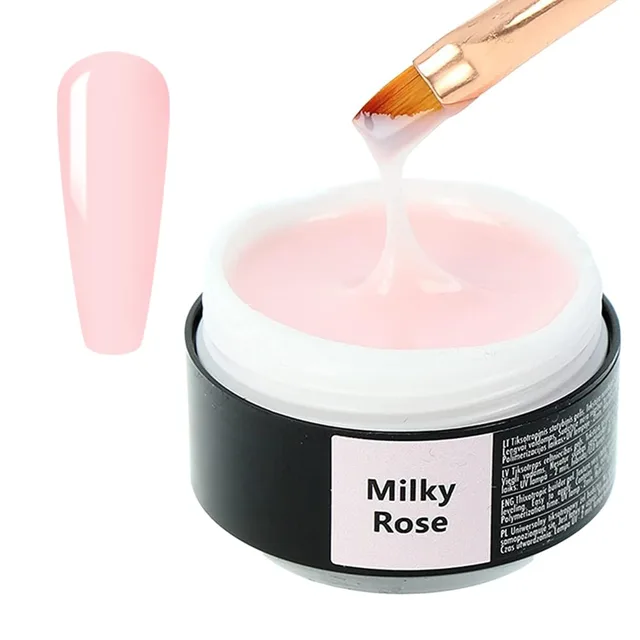 Sincero Salon Sincero Salon, UV gel na modeláž nehtů, odstín Milky Rose, 15ml