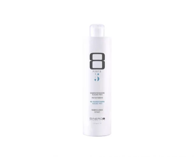 Sinergy Cosmetics Sinergy 8 Punto 5 Pre-Treatment Alkaline Shampoo 500ml - Hloubkově čistící šampon