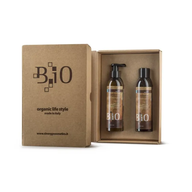 Sinergy Cosmetics Sinergy B.iO Gift Box Moisturizing - Hydratační set šampon + maska v krabici