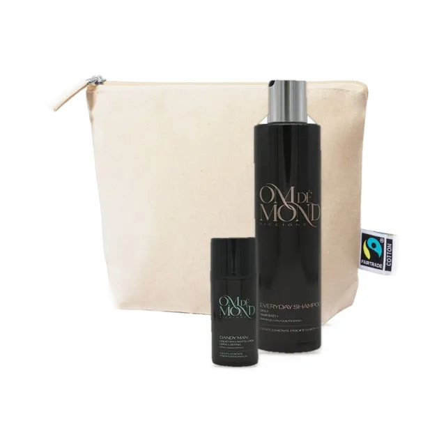 Sinergy Cosmetics Sinergy For Men Gift Set Daily - Pánský set šampon + matný vosk + taštička