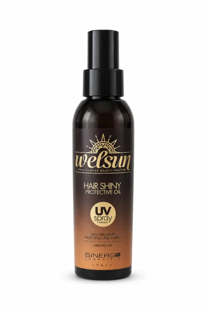 Sinergy Cosmetics Sinergy Welsun Shiny Protectiv Oil UV Spray - Sprej na vlasy s UV ochranou