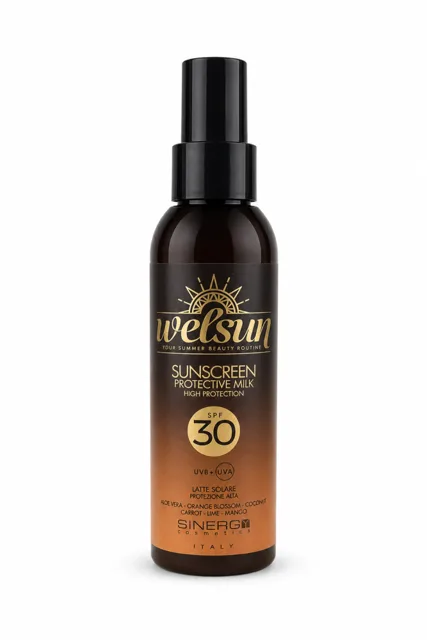 Sinergy Cosmetics Sinergy Welsun Sunscreen Protective Milk SPF30 150ml - Mléko na opalování