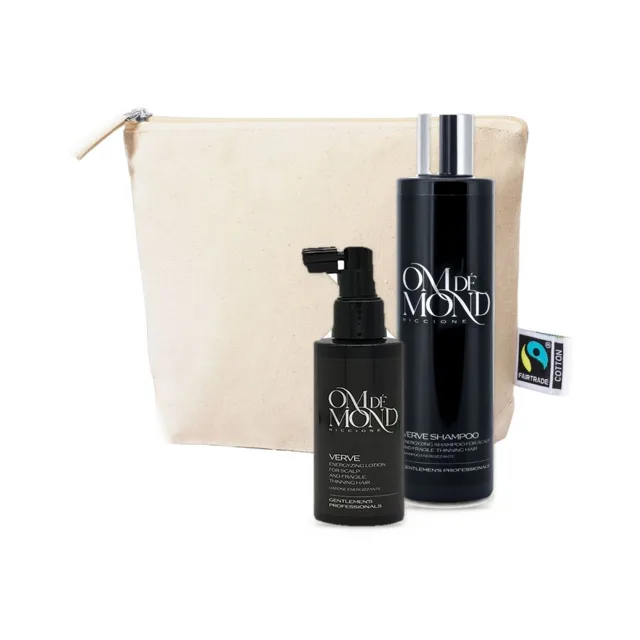 Sinergy Cosmetics Sinergy Xmas For Men Verve Anti-Hair Loss - Set proti padání šampon + lotion + taštička